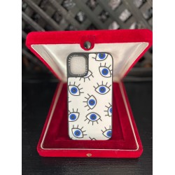 iPhone 11 Nazar Boncuklu Göz Desenli Telefon Kılıfı