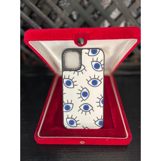 iPhone 11 Nazar Boncuklu Göz Desenli Telefon Kılıfı