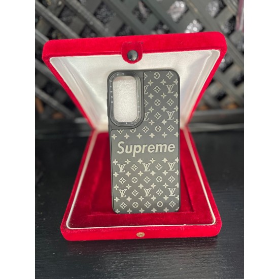 Samsung A35 Louis Vuitton Supreme Desenli Telefon Kılıfı