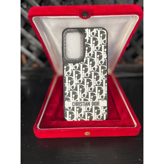 Samsung Galaxy S21 FE Christian Dior Desenli Telefon Kılıfı