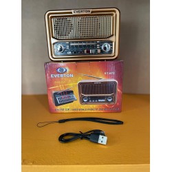Everton RT-672 Solar Enerjili Taşınabilir Radyo ve MP3 Çalar