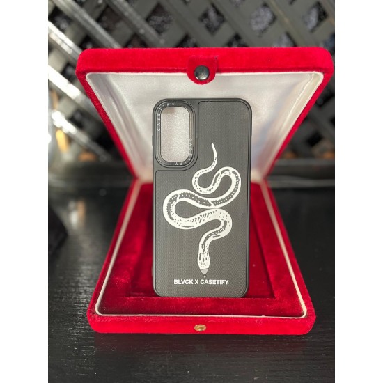  Samsung Galaxy S23 Ultra Yılan Desenli Telefon Kılıfı