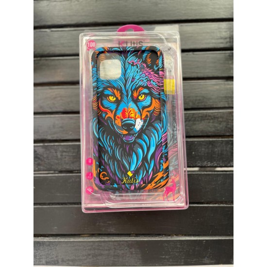 iPhone 11G Kurt Desenli Telefon Kılıfı