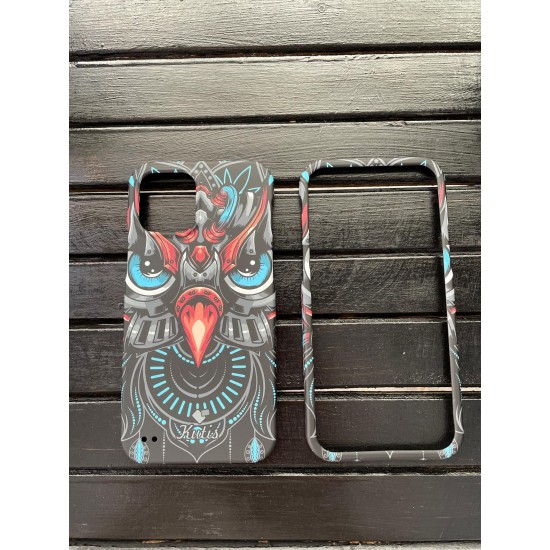 iPhone 12G Pro Baykuş Desenli Telefon Kılıfı