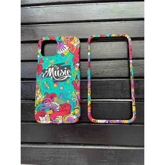 iPhone 12G Pro Müzik ve Nota Desenli Telefon Kılıfı