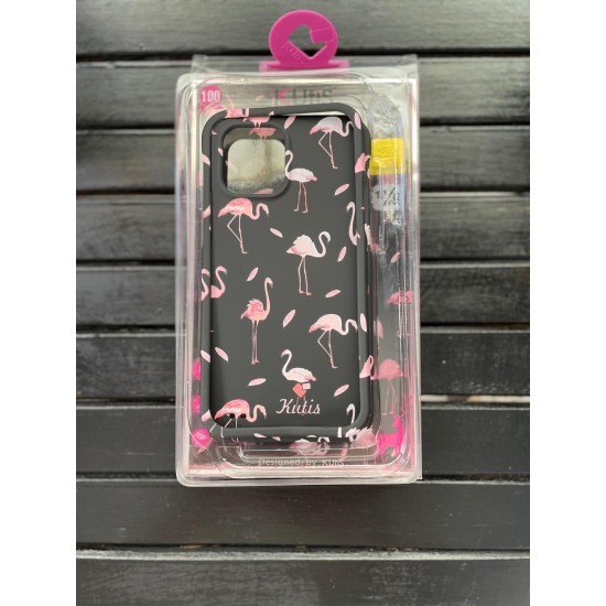 iPhone 14 Pro Max Flamingo Desenli Telefon Kılıfı