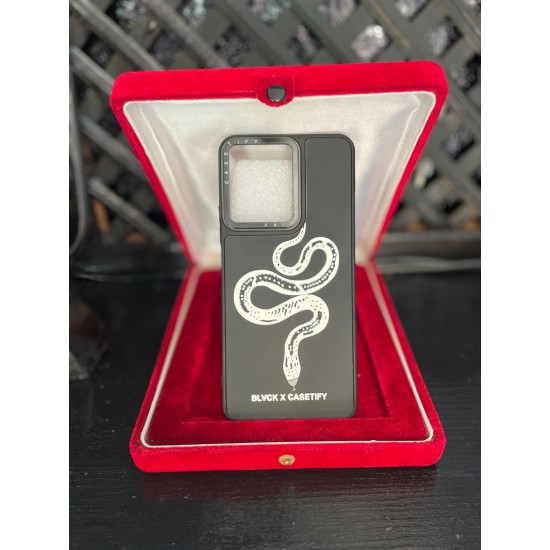 Xiaomi RM 13 C Yılan Desenli Telefon Kılıfı