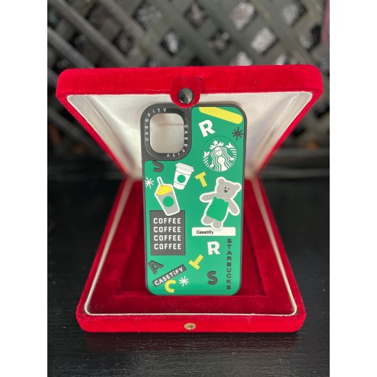 iPhone 11 Starbucks Desenli Telefon Kılıfı