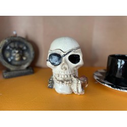 Pipo İçen Kuru Kafa Takılık