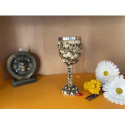 Kuru Kafalı Şarap Bardağı