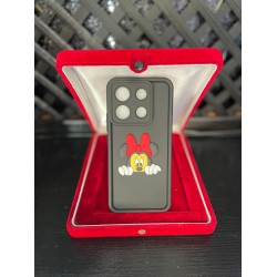 Xiaomi RM Note 13 Pro 5G Silikon Minnie Mouse Desenli Telefon Kılıfı