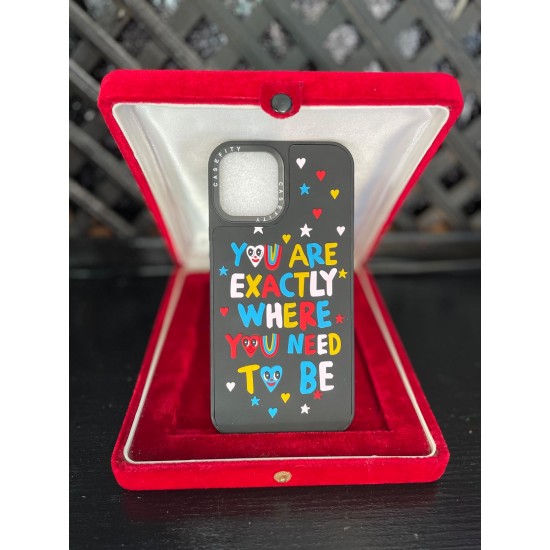 iPhone 14 Pro You Are Exactly Where You Need To Be Desenli Telefon Kılıfı iPhone 14 Pro You Are Exactly Where You Need To Be Desenli Telefon Kılıfı